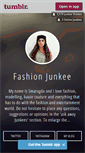 Mobile Screenshot of fashion-junkee.tumblr.com