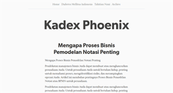 Desktop Screenshot of kadexphoenix.tumblr.com