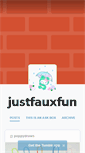 Mobile Screenshot of justfauxfun.tumblr.com