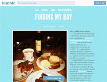 Tablet Screenshot of findingmybay.tumblr.com