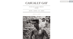 Desktop Screenshot of casuallygay.tumblr.com