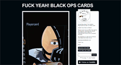 Desktop Screenshot of blackopscards.tumblr.com