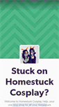 Mobile Screenshot of homestuckcosplayhelp.tumblr.com