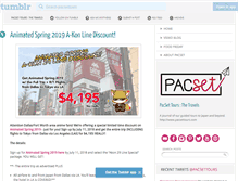 Tablet Screenshot of pacsettours.tumblr.com