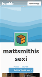 Mobile Screenshot of mattsmithissexi.tumblr.com