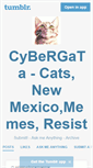 Mobile Screenshot of cybergata.tumblr.com