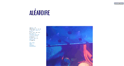 Desktop Screenshot of aleatoire.tumblr.com