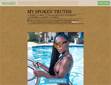 Tablet Screenshot of myspokentruths.tumblr.com