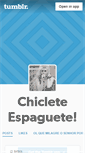 Mobile Screenshot of chiclete-espaguete.tumblr.com