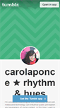 Mobile Screenshot of carolaponce.tumblr.com