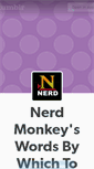 Mobile Screenshot of nerd-monkey.tumblr.com