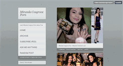 Desktop Screenshot of mirandacosgroveporn.tumblr.com