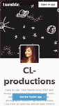 Mobile Screenshot of cl-productions.tumblr.com