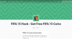 Desktop Screenshot of fifa15hackcoins12.tumblr.com