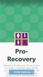 Mobile Screenshot of pro-recovery.tumblr.com
