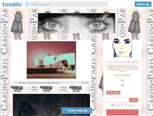 Tablet Screenshot of caronparis.tumblr.com