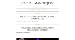 Desktop Screenshot of casualmannequin.tumblr.com