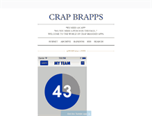 Tablet Screenshot of crapbrapps.tumblr.com