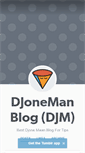 Mobile Screenshot of djoneman.tumblr.com