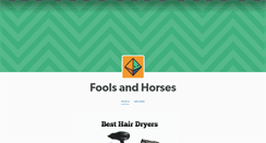 Desktop Screenshot of foolsandhorses.tumblr.com