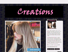 Tablet Screenshot of creationssalon.tumblr.com