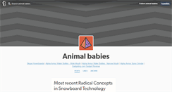 Desktop Screenshot of animal-babies.tumblr.com