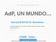 Tablet Screenshot of adpunmundo.tumblr.com