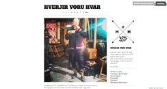 Desktop Screenshot of hverjirvoruhvar.tumblr.com