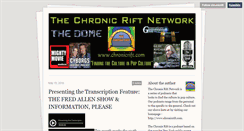 Desktop Screenshot of chronicrift.tumblr.com