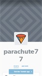 Mobile Screenshot of parachute77.tumblr.com