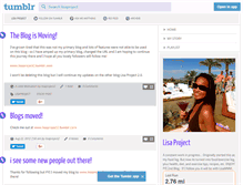 Tablet Screenshot of lisaproject.tumblr.com