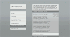 Desktop Screenshot of dissenterested.tumblr.com