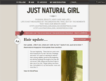 Tablet Screenshot of justnaturalgirl.tumblr.com