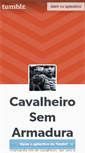 Mobile Screenshot of cavalheirosemarmadura.tumblr.com