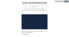 Desktop Screenshot of kimboekbinder.tumblr.com