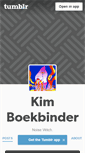 Mobile Screenshot of kimboekbinder.tumblr.com