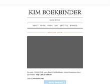 Tablet Screenshot of kimboekbinder.tumblr.com