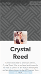 Mobile Screenshot of cryystal-reed.tumblr.com