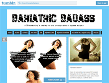 Tablet Screenshot of bariatricbadass.tumblr.com