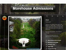 Tablet Screenshot of morehouseadmissions.tumblr.com