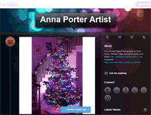 Tablet Screenshot of annaporterartist.tumblr.com