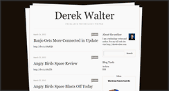 Desktop Screenshot of derekwalter.tumblr.com
