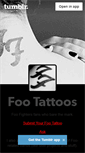 Mobile Screenshot of footattoos.tumblr.com