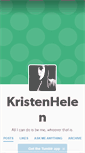 Mobile Screenshot of kristen-helen.tumblr.com