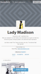 Mobile Screenshot of ladymadison.tumblr.com