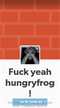 Mobile Screenshot of hungryfrog.tumblr.com