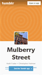 Mobile Screenshot of ofmulberrystreet.tumblr.com