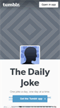 Mobile Screenshot of daily-joke.tumblr.com