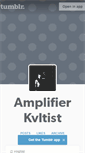 Mobile Screenshot of amplifierkvltist.tumblr.com