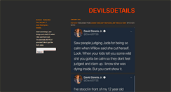 Desktop Screenshot of devilsdetails.tumblr.com